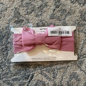 Little Sleepies garden rose luxe bow